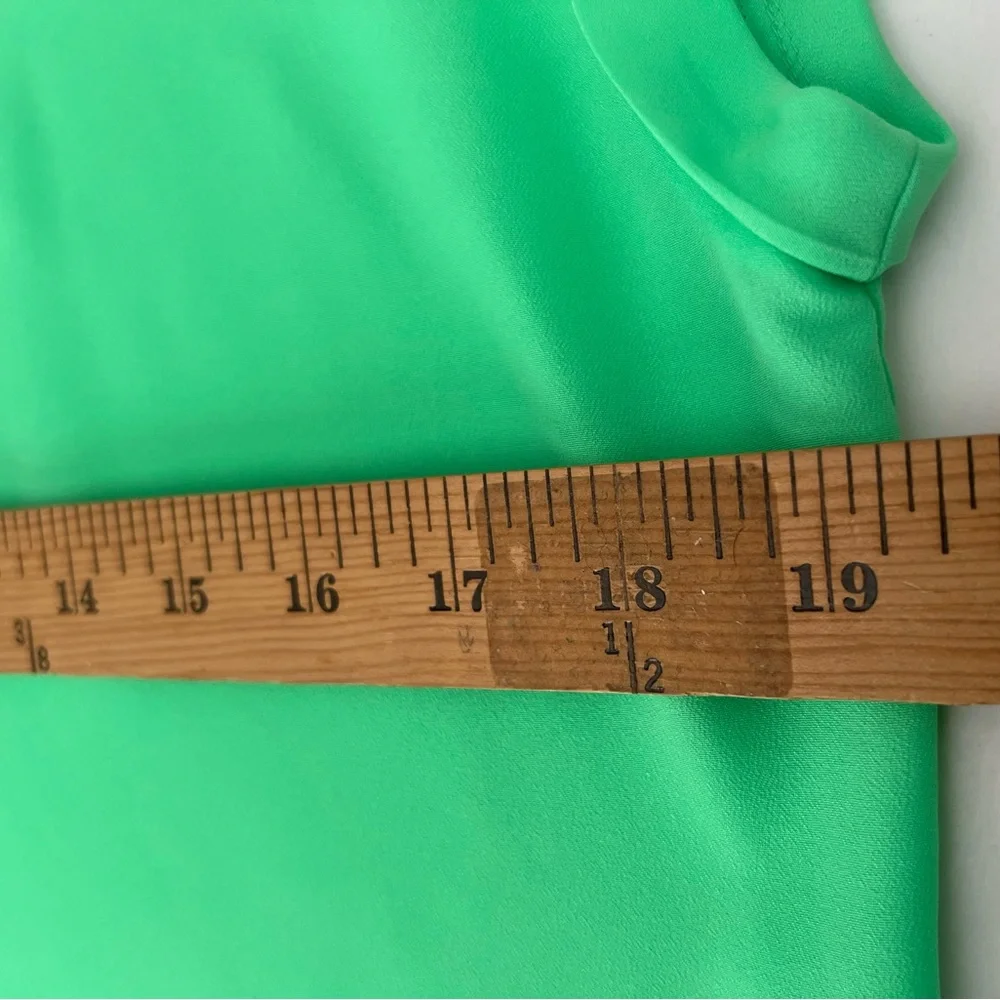 J. Crew Women Size 6 Kelley Green Sleeveless Pullover Oversized Blouse Top